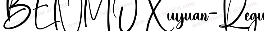 BENMO Xuyuan-Regular字体转换